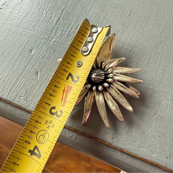 SSD Simon Sebbag 925 Sterling Silver Flower Pin Brooch - Picture 3 of 9